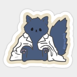 The Furry Scientist Sticker